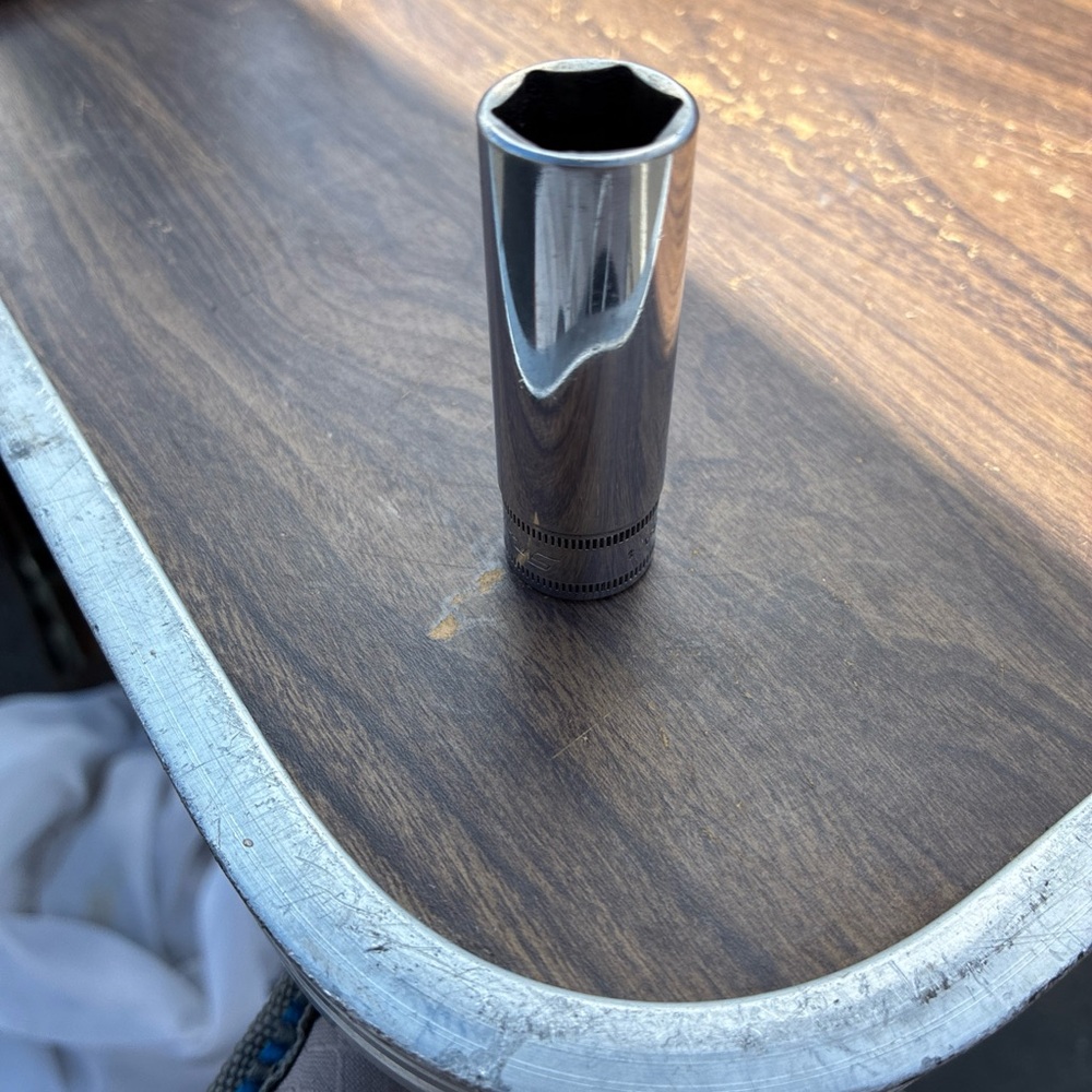 Snap-On SFSM15 3/8" Drive 6-Point Metric 15 mm Flank Drive® Deep Socket